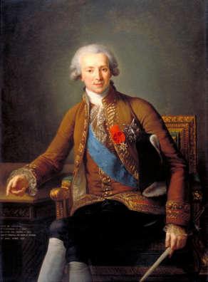Elisabeth LouiseVigee Lebrun Portrait of the Comte de Vaudreuil oil painting picture